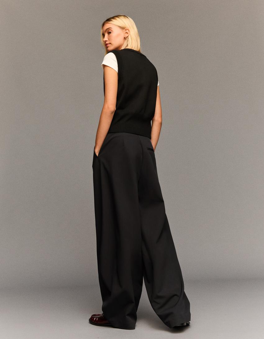 Bela | Tailored trousers with wrap-around waist