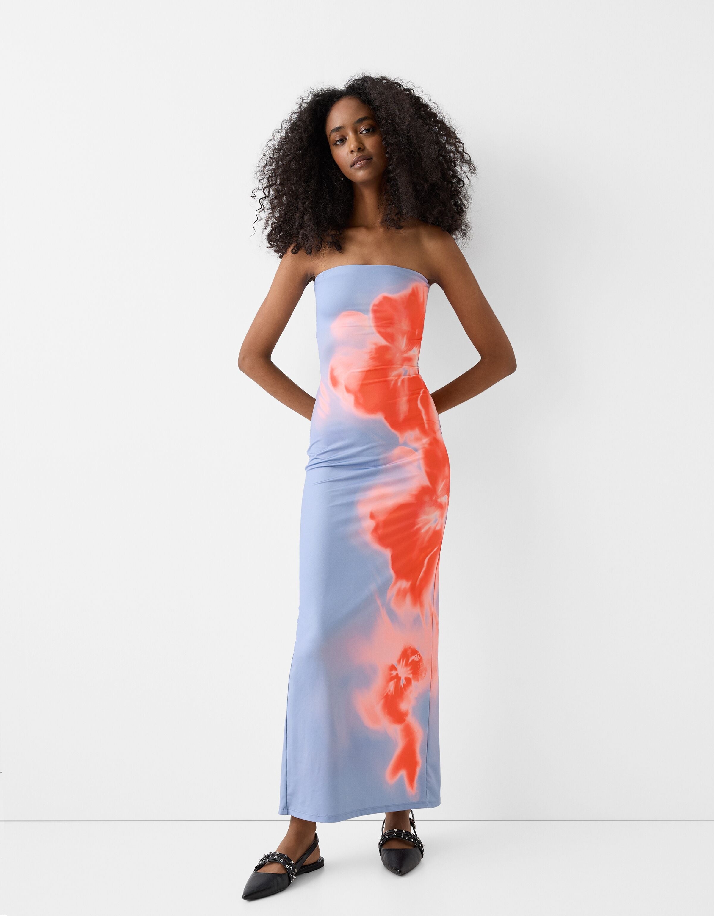 Lotti | Bandeau dress with flowers
