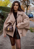 Sahra | Oversized wrap coat 