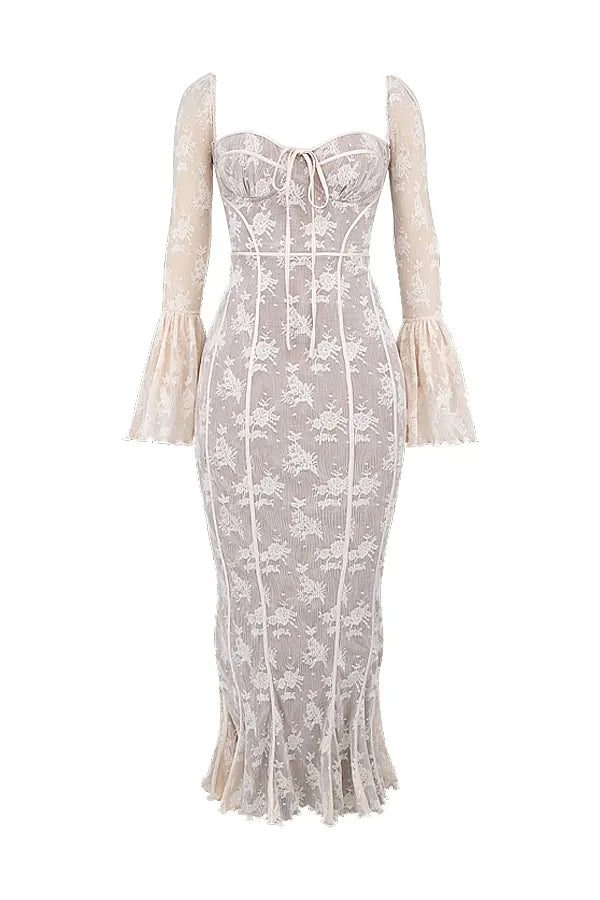 Serena | Lace maxi dress 