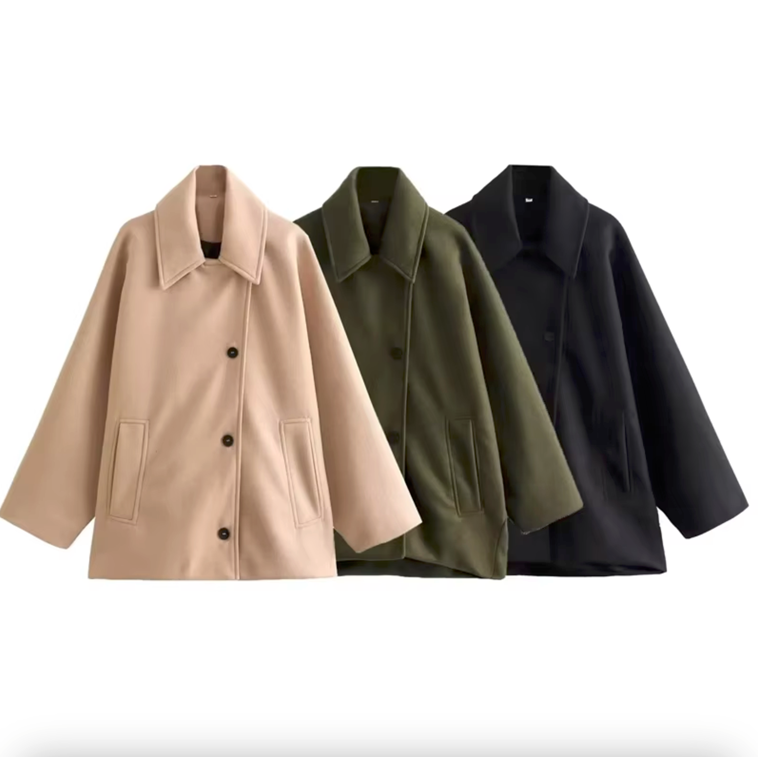 Sahra | Oversized wrap coat 