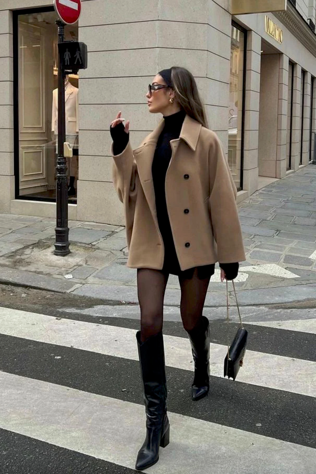 Sahra | Oversized wrap coat 