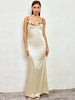 Céla | Satin maxi Klänning