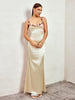 Céla | Satin maxi Klänning