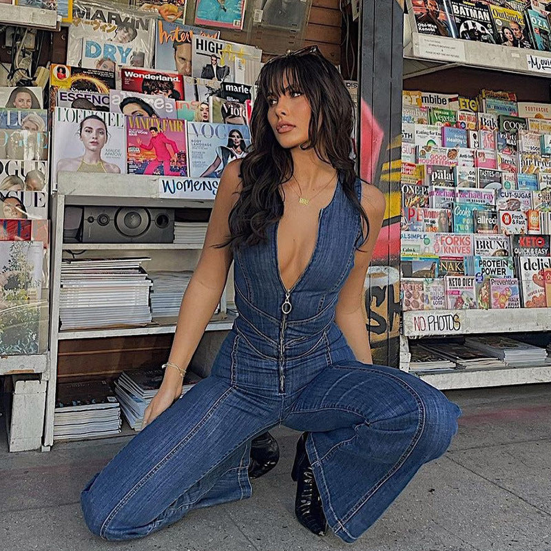 Monice | Denim Jumpsuit