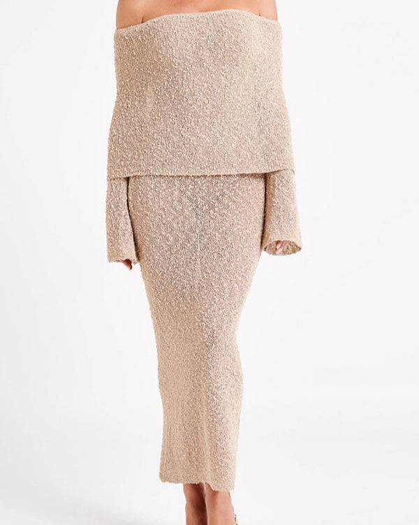 Lino | Maxi boucle klänning