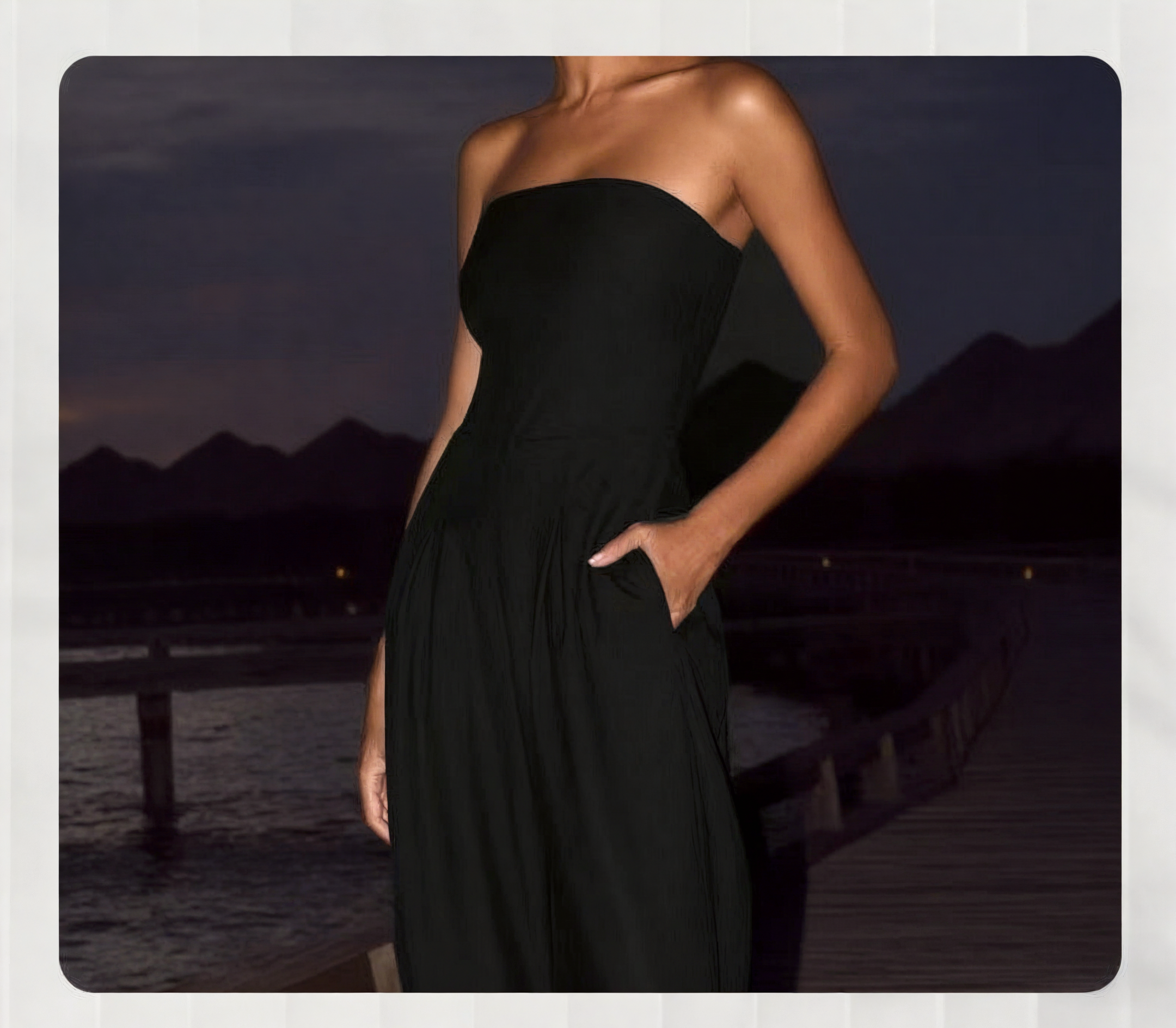 Julia | Strapless jumpsuit