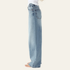 Dunya | Vida jeans med korsad midja