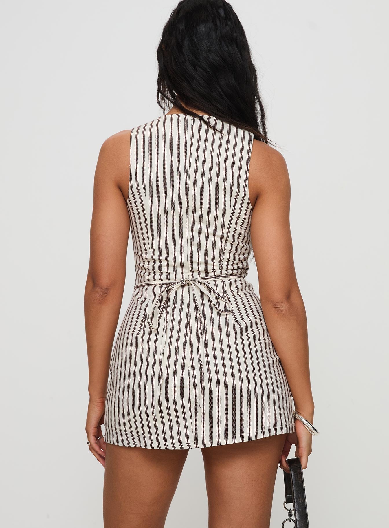 Sari | Striped mini dress