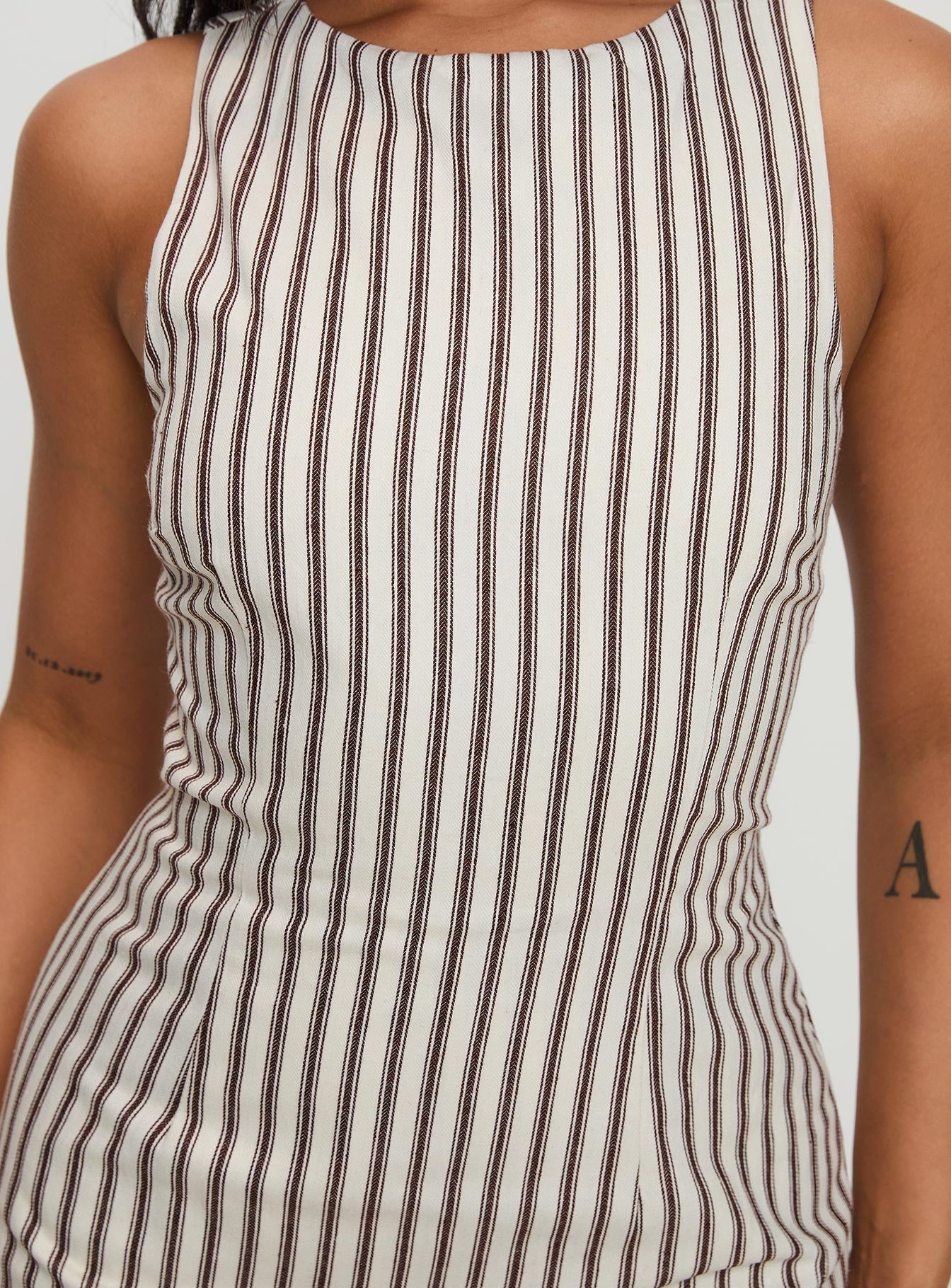 Sari | Striped mini dress