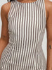 Sari | Striped mini dress