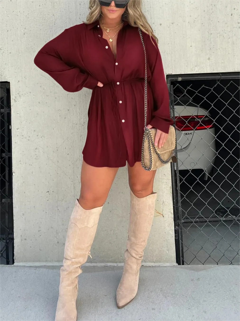 Jessica | Trendig satin romper