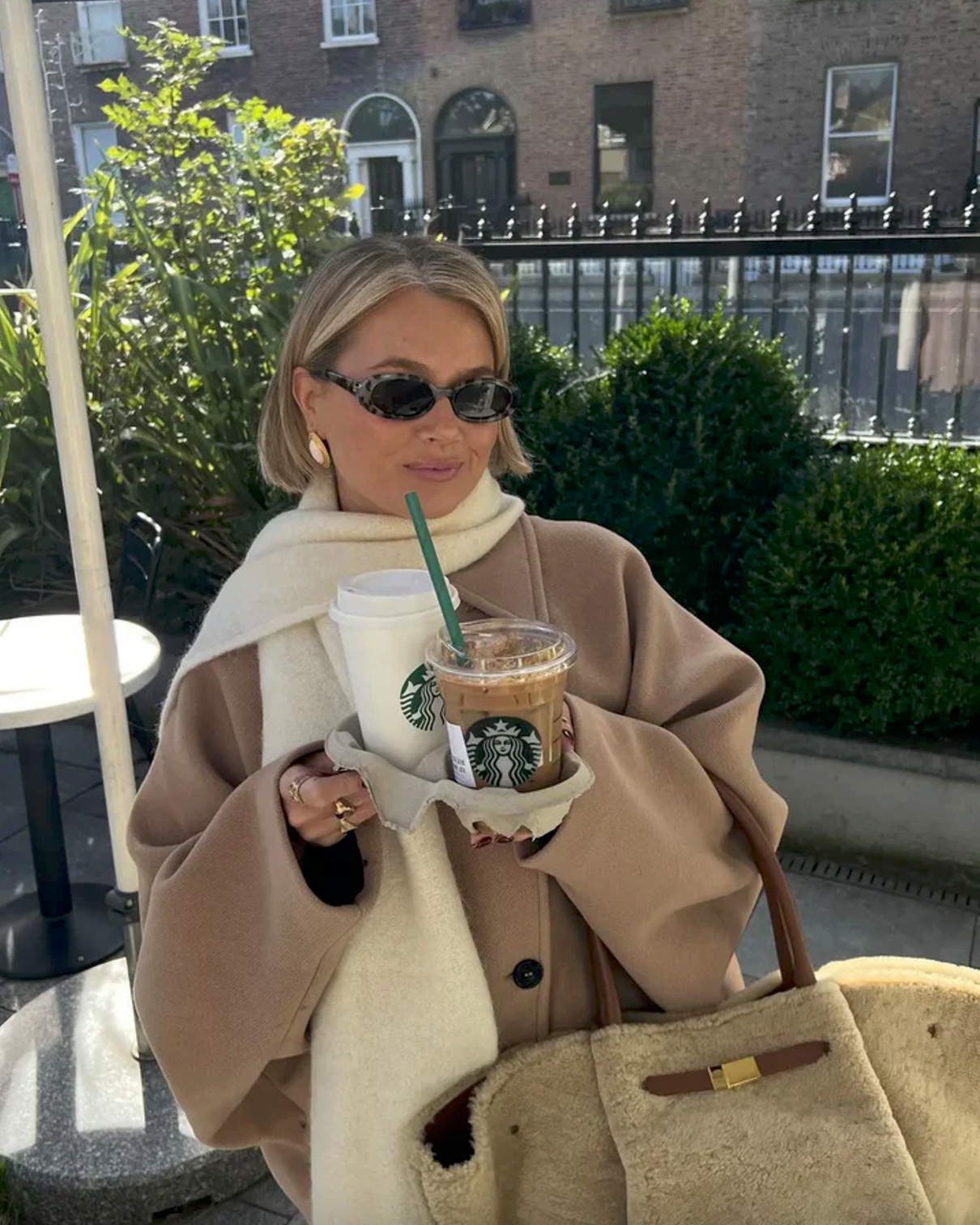 Sahra | Oversized wrap coat 