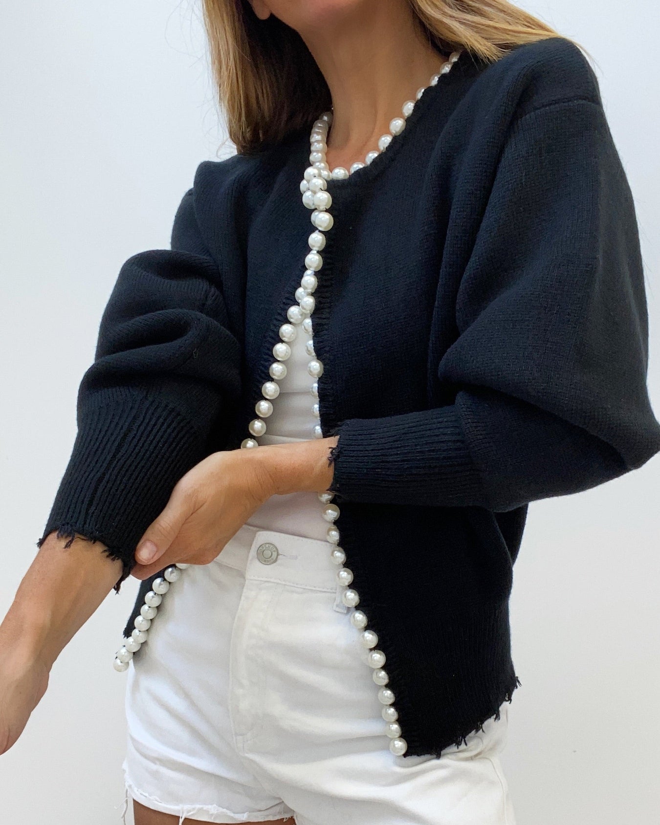 Avi | Cardigan with pearl details 
