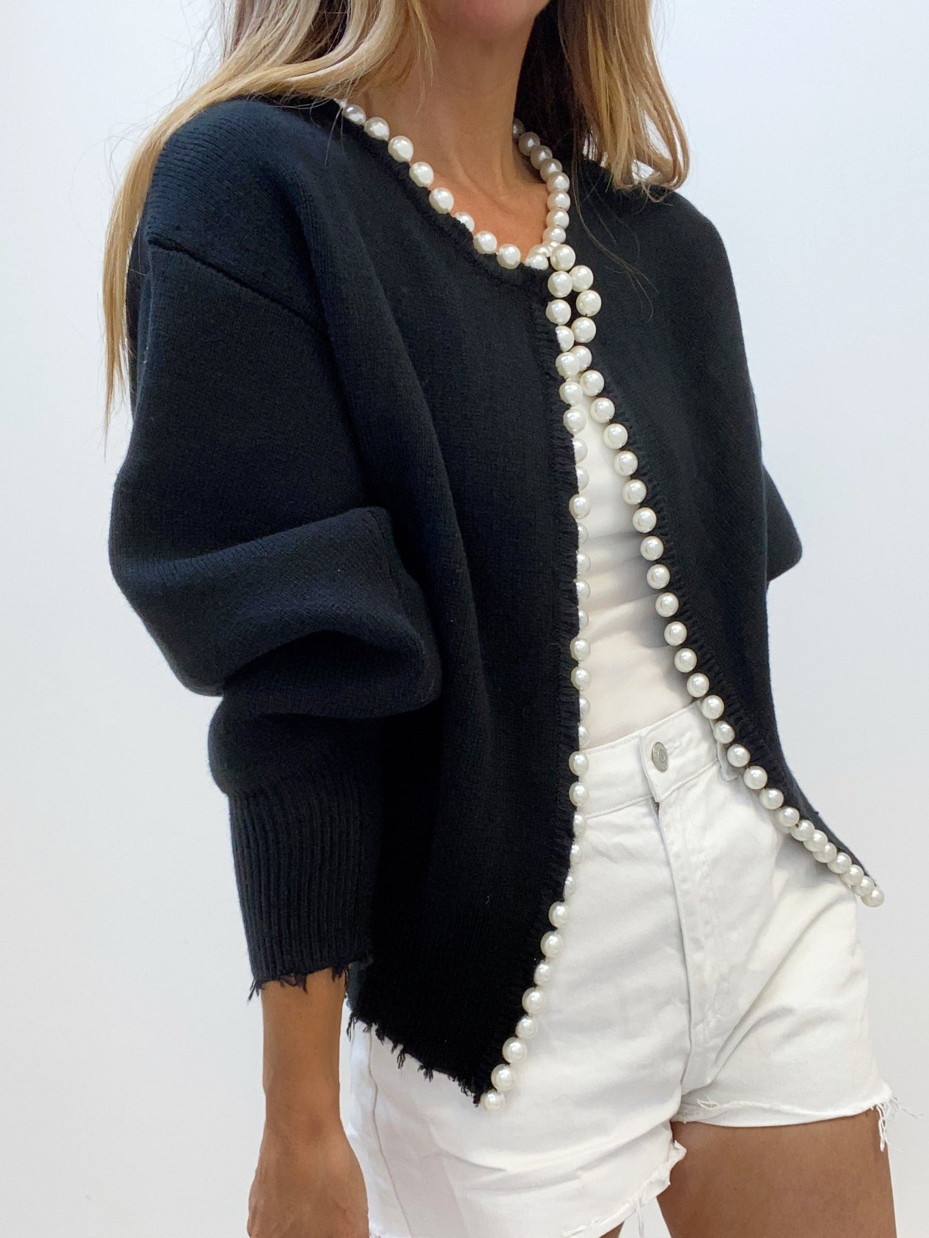 Avi | Cardigan with pearl details 