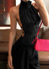 Laurel | Backless pleated top