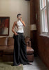 Laurel | Backless pleated top
