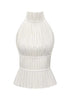 Laurel | Backless pleated top