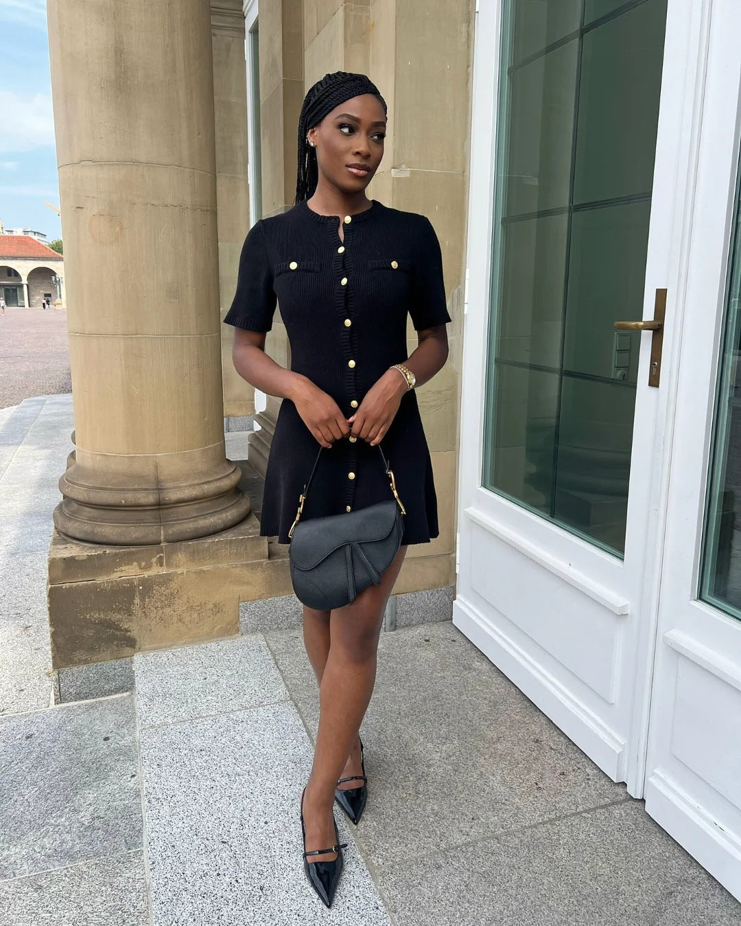 Holly | Knitted mini dress 