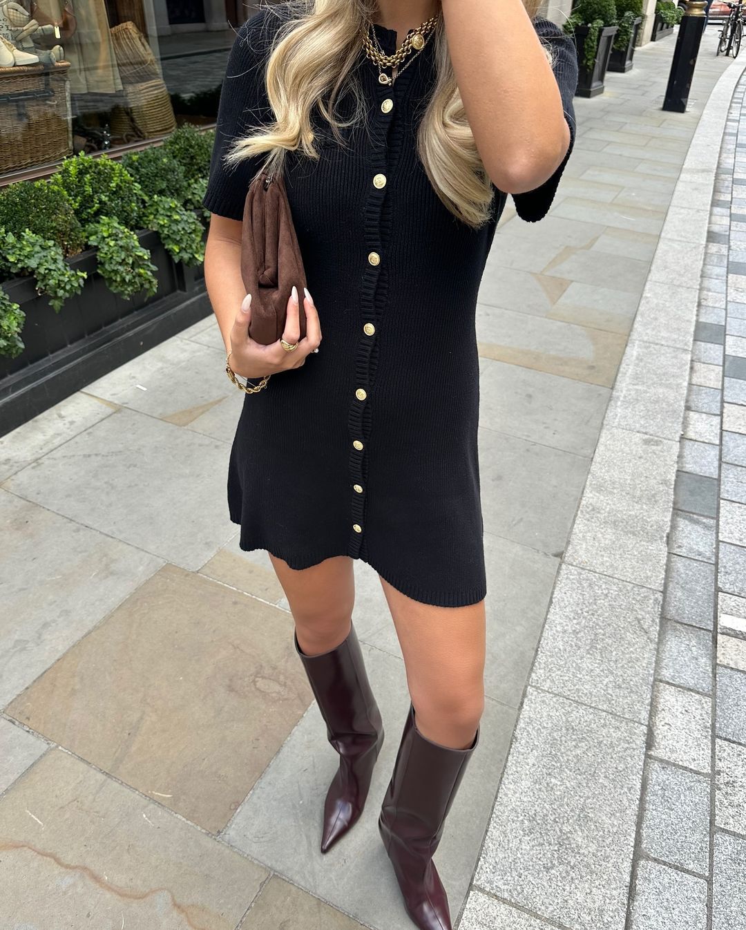 Holly | Knitted mini dress 