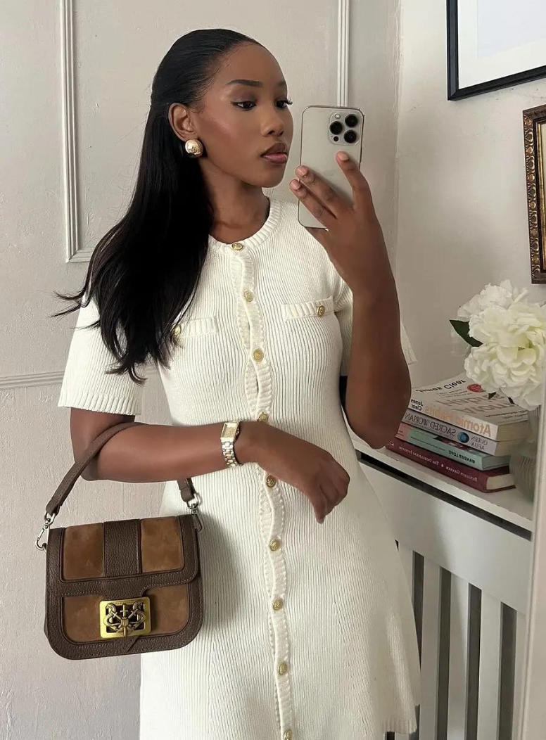 Holly | Knitted mini dress 