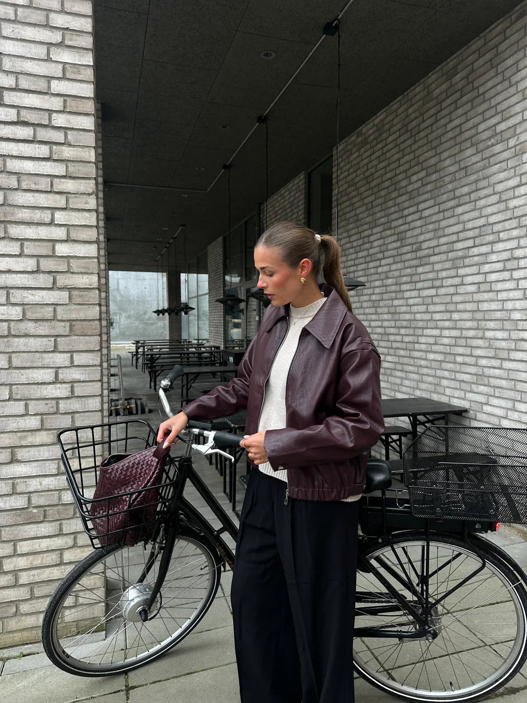 Emmy | Vinröd jacka