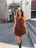 Yuna | Mini dress with ruffles 