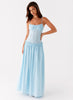 Mely | Low-waisted maxi dress 