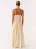 Mely | Low-waisted maxi dress 
