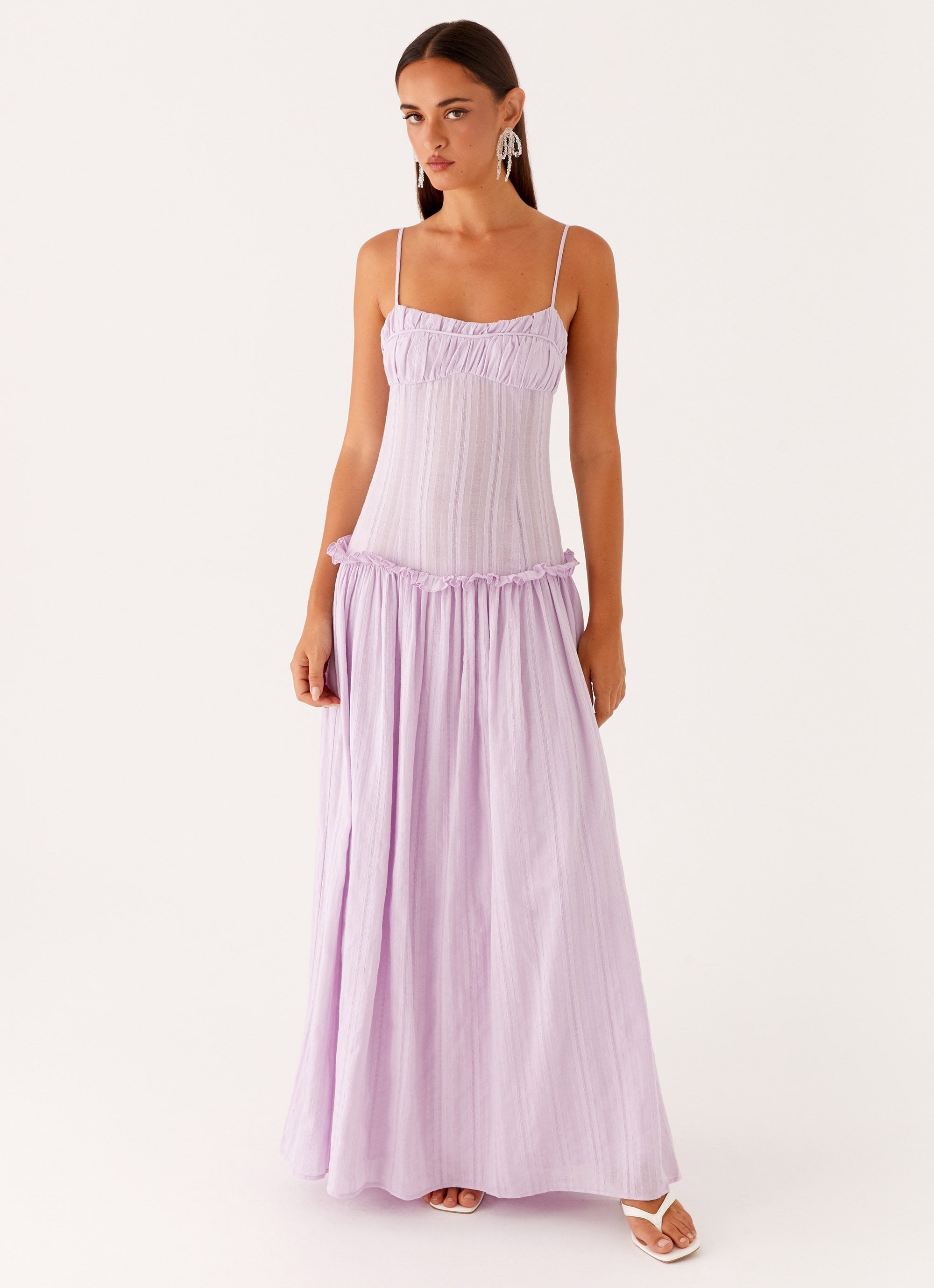 Mely | Low-waisted maxi dress 