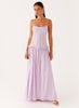Mely | Low-waisted maxi dress 