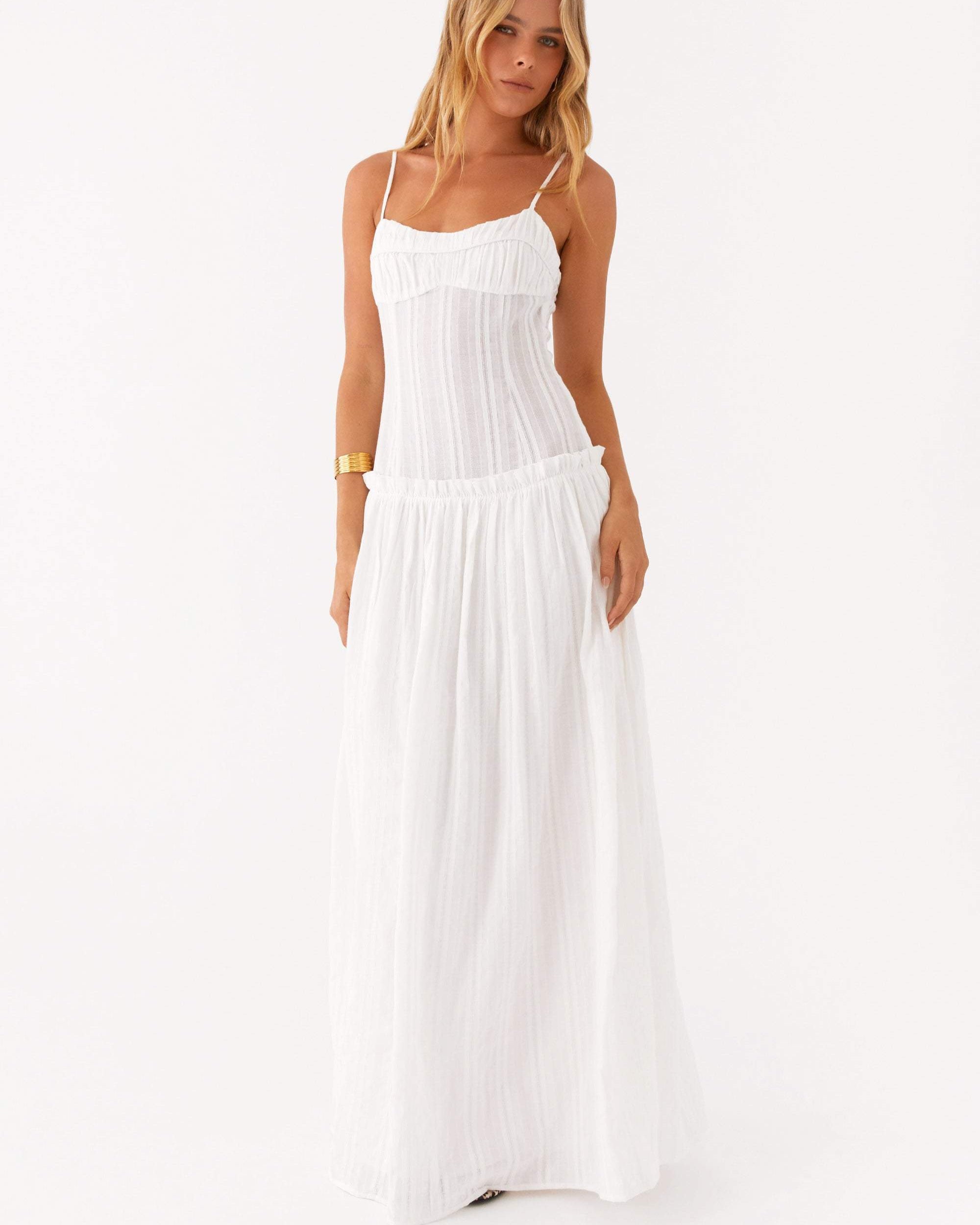 Mely | Low-waisted maxi dress 