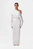 Miela | Off-shoulder stickad klänning