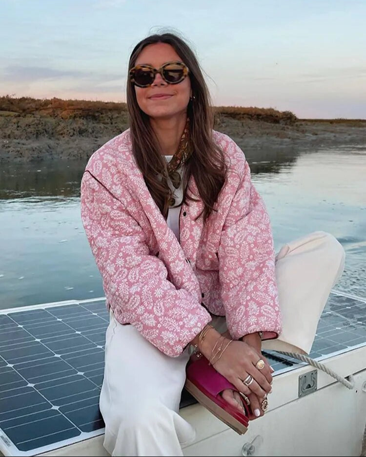 Bloom | Patchwork quilted women's jacket