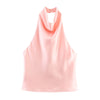 Sarin | Satin halter top 