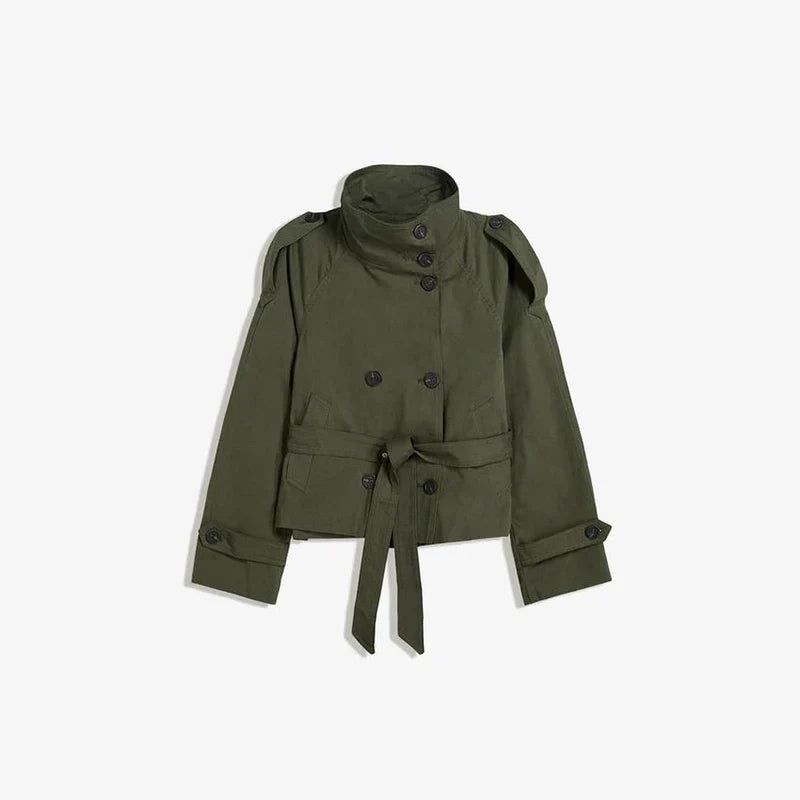 Solveig | Cape coat with belt 