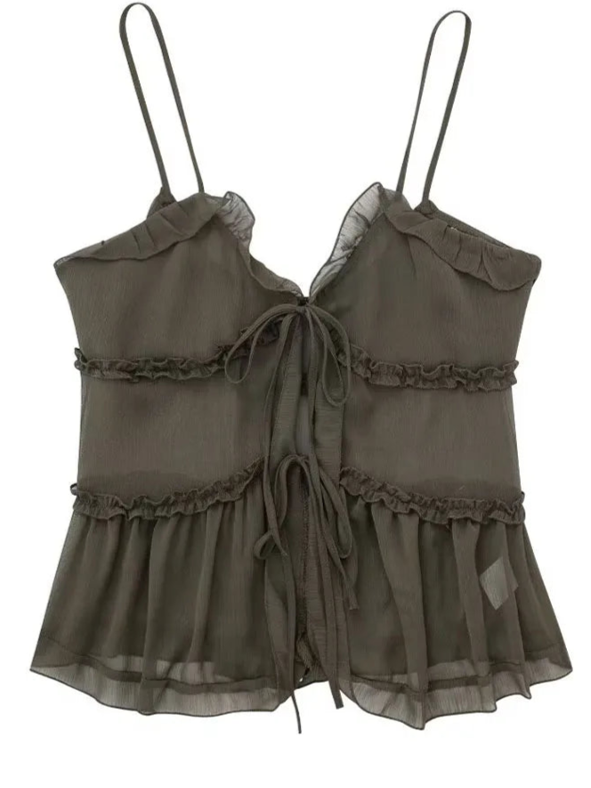 Zari | Ruffle top