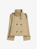 Solveig | Cape coat with belt 
