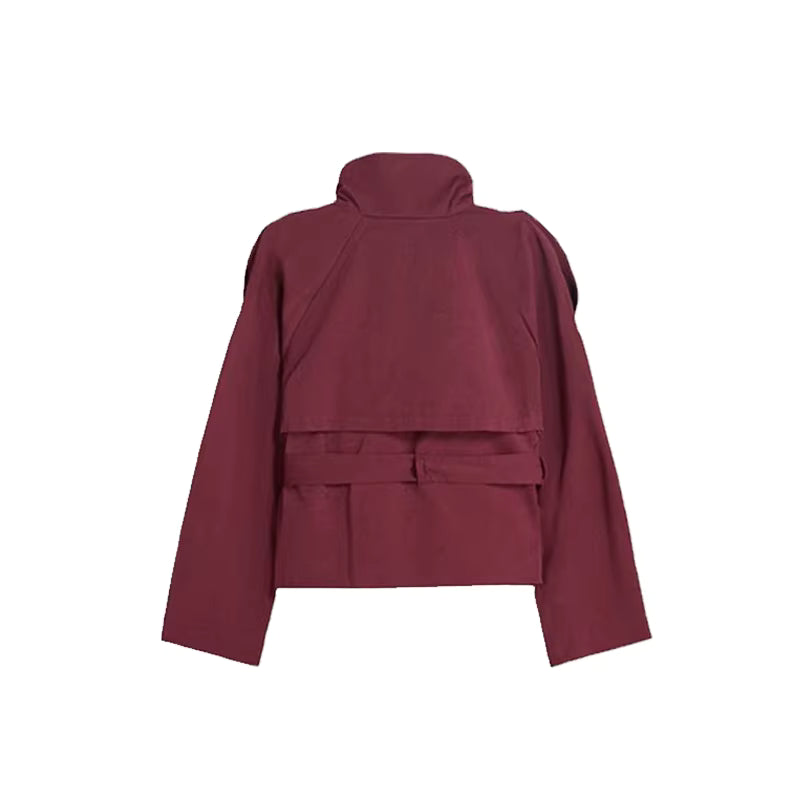 Solveig | Cape coat with belt 