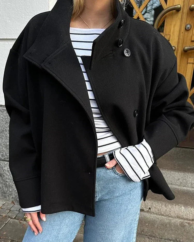 Cecilia | Kort trenchcoat
