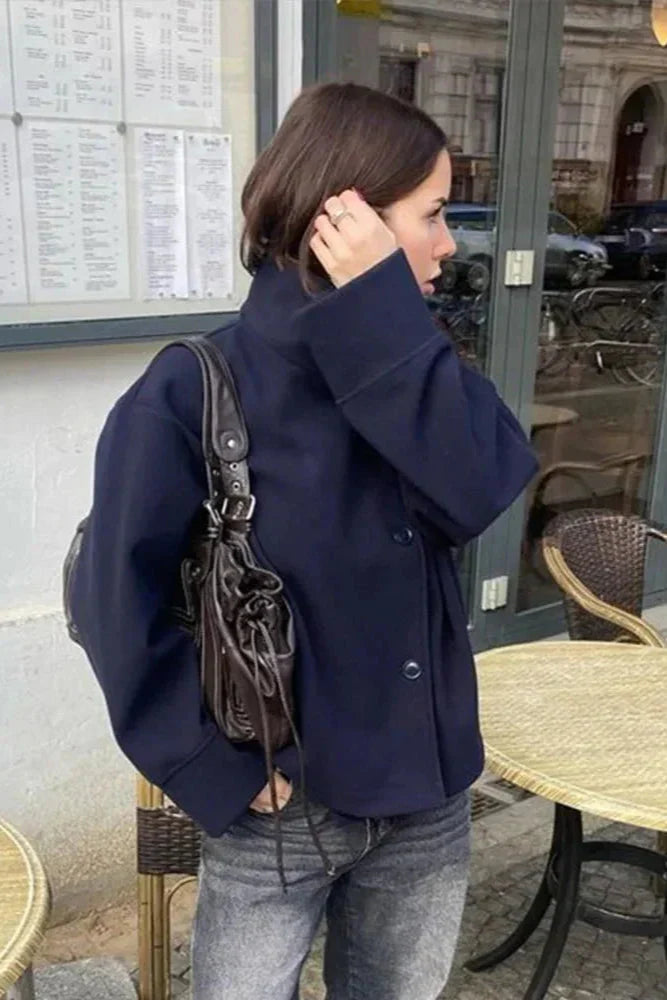 Cecilia | Kort trenchcoat