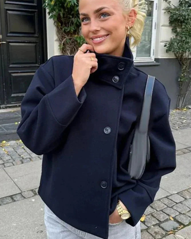Cecilia | Kort trenchcoat