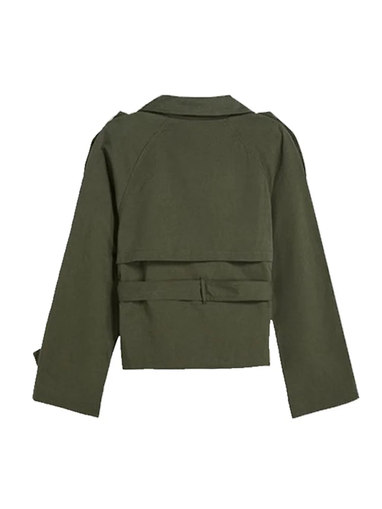Solveig | Cape coat with belt 