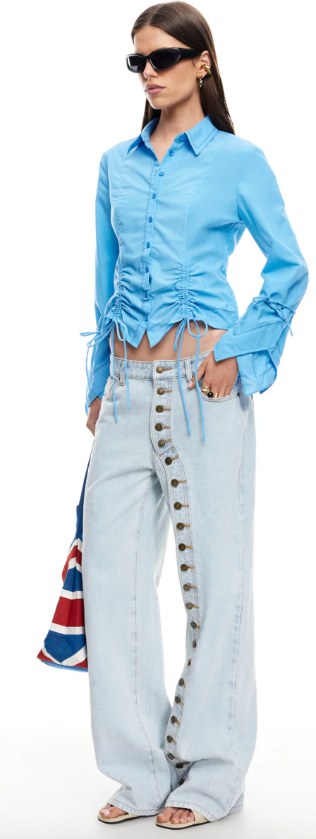 Malin | Jeans med knappar