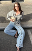 Malin | Jeans med knappar
