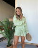 Jessica | Trendig satin romper