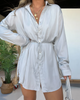 Jessica | Trendig satin romper