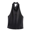Sarin | Satin halter top 