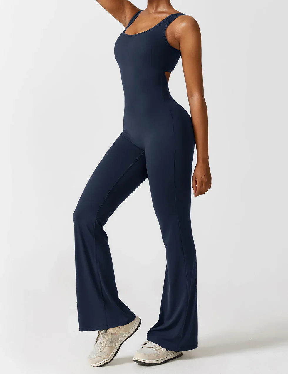 Sophie | V-Back Scrunch Jumpsuit