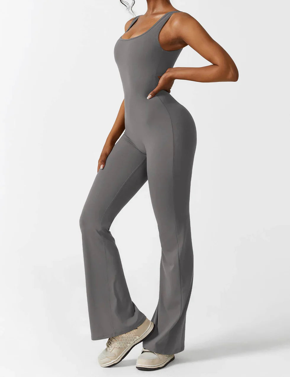 Sophie | V-Back Scrunch Jumpsuit